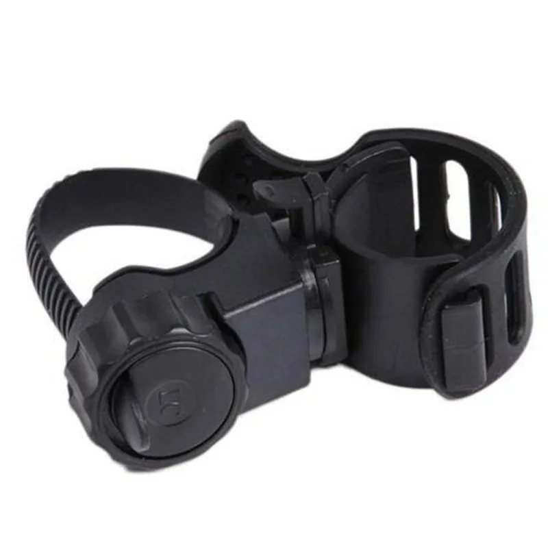 Fashion Bicycle Flashlight Holder Mount 360° Adjustable Rubber Straps Cycle Bike Front Torch LED Headlight Clamp Clip Bracket