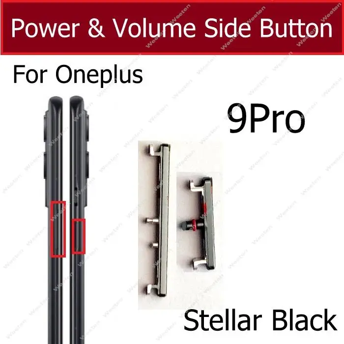 For OnePlus 1+ 9 9Pro 9R 9RT 5G ON OF Power Volume Button Mute Side Key Flex Ribbon Replacement