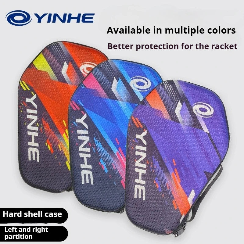 

Жесткий чехол YINHE, чехол для ракетки для настольного тенниса, прочный, в форме тыквы, несколько цветов, сумка для ракеток для пинг-понга на 2 весла и части