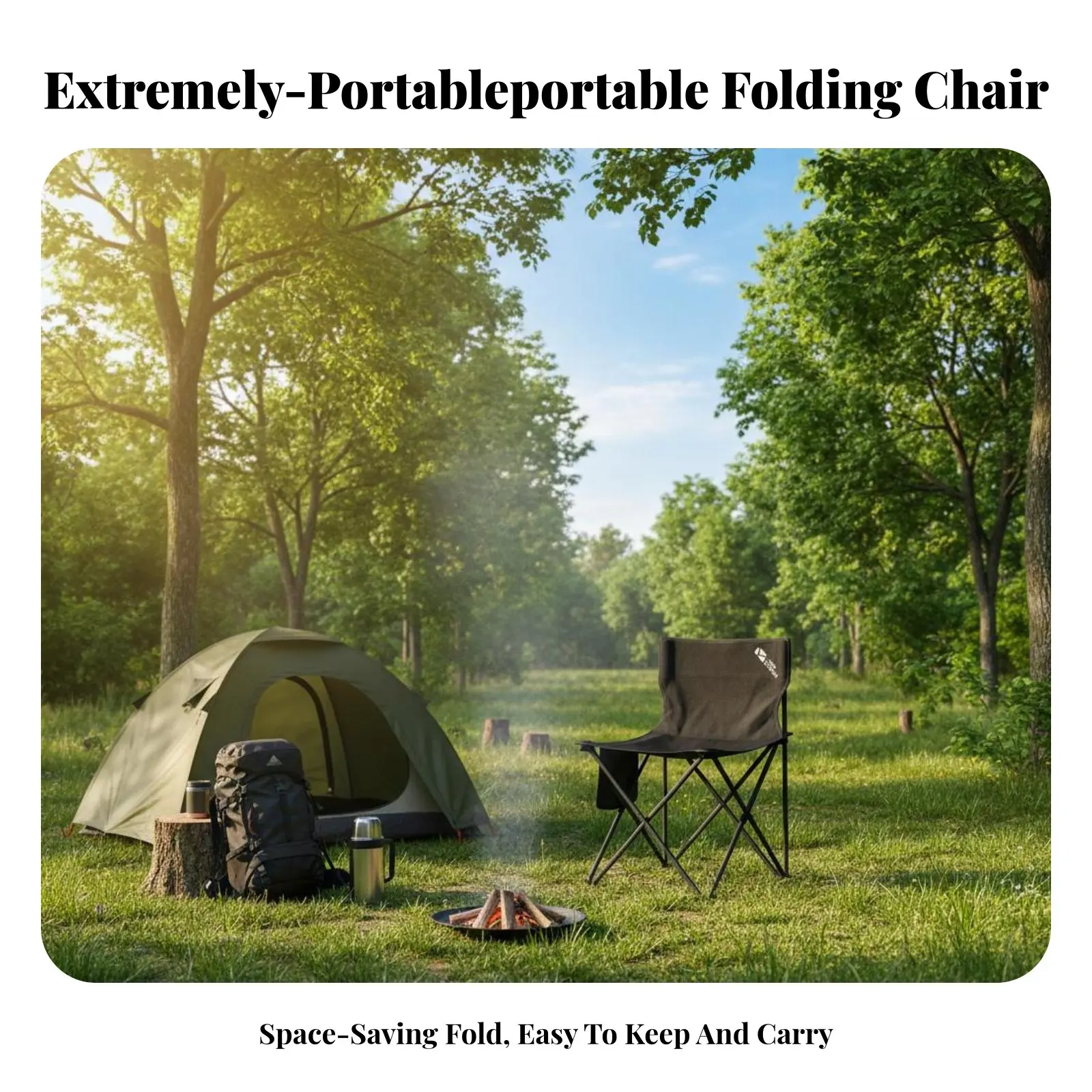 

Miniature Camp Stool Foldable Design Foldable Four-leggedLeg Stool Lightweight Carry Bag Included for Fishers, Anglers, Camping