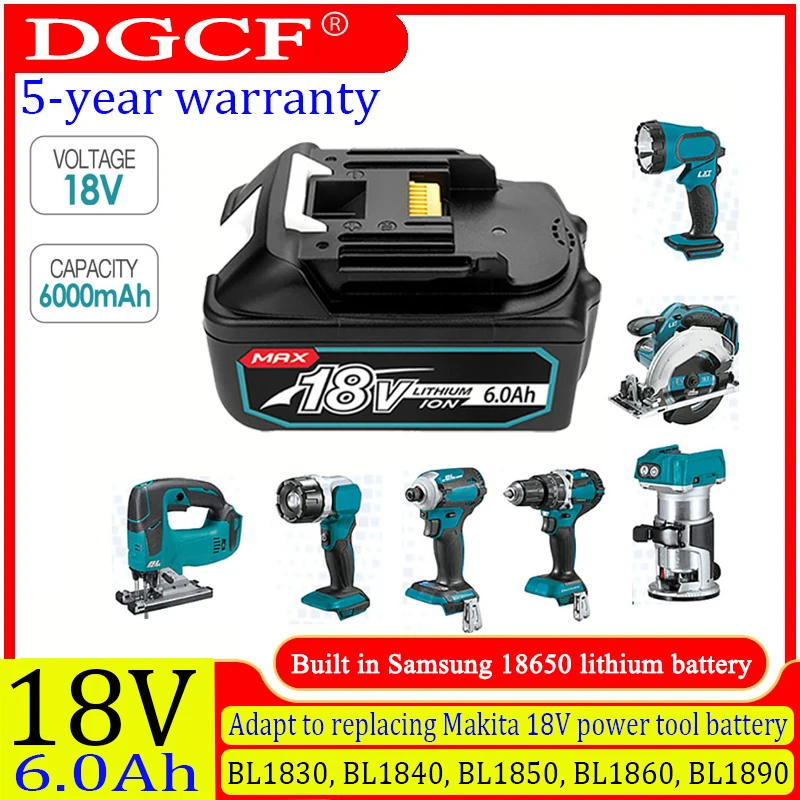 

Suitable for 18V Makita all models of electric tools with lithium batteries and built-in Samsung lithium battery pack