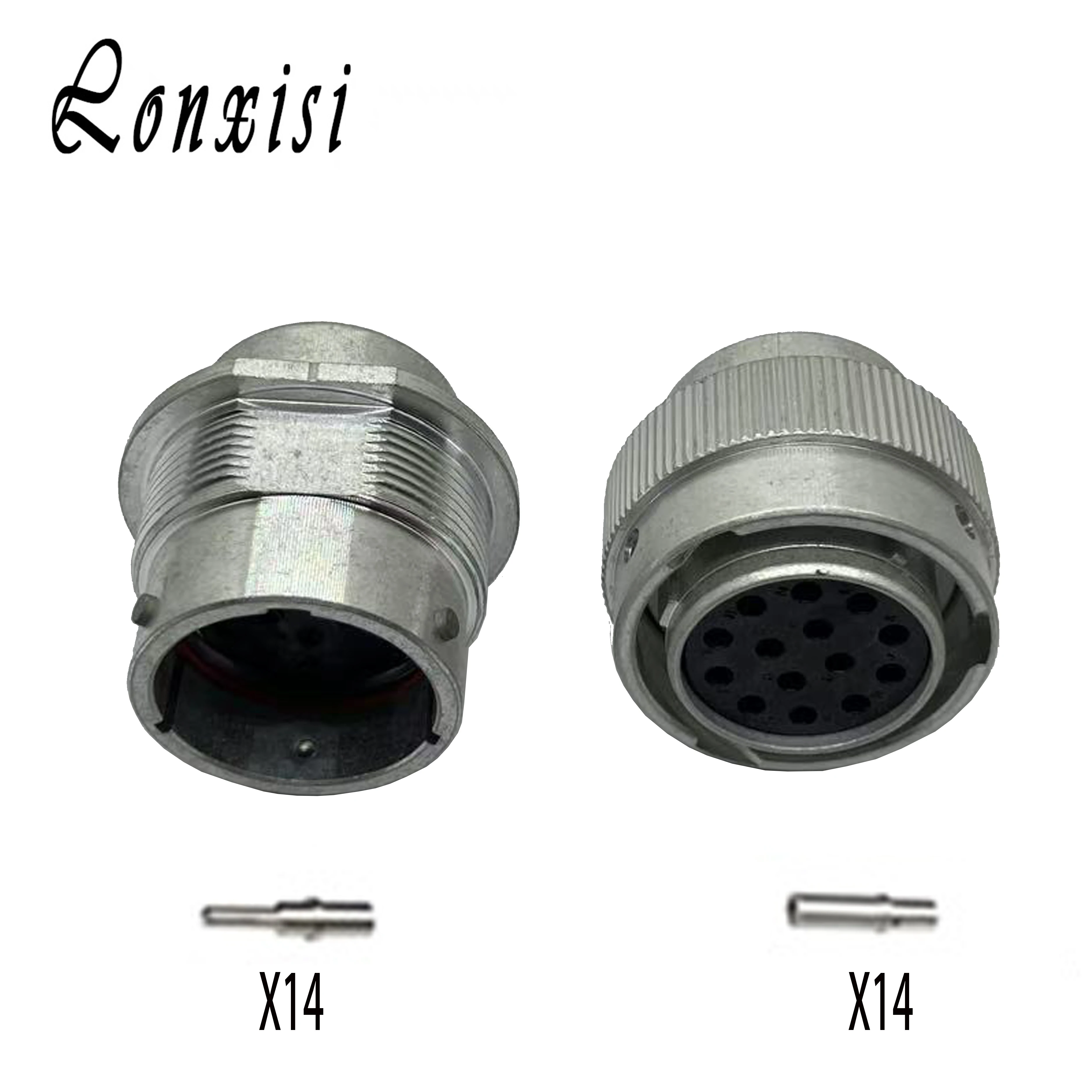 

1/5 Sets 14 Pin DEUTSCH Male Female Connector Socket HD34-18-14PE Plug HD34-18-14PN HD36-18-14SN HD36-18-14SE Metal Material