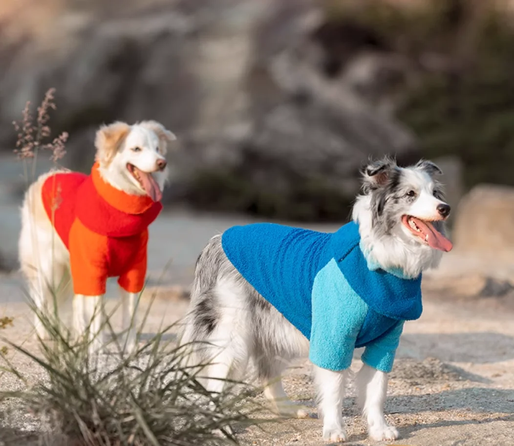 Thin Breathable Cotton Pet Pullover Clothes, Anti-Hair Loss, Sunscreen, Short-Sleeved, Medium and Large Dog Clothes