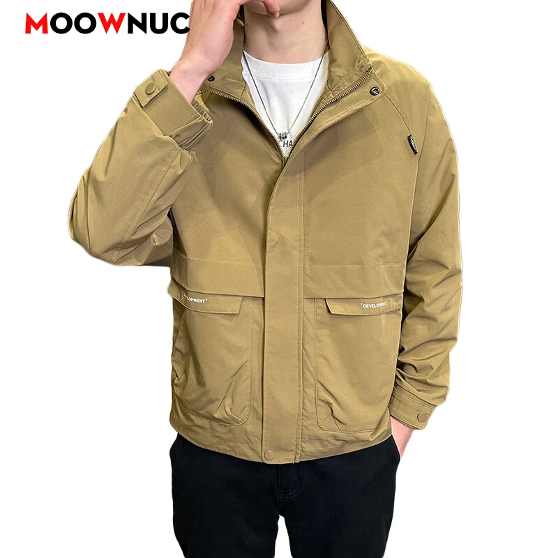 Streetwear New Men's Spring Autumn Lightweight Jacket Oversized Casual Windbreaker Coat Trendy Outdoor Work Daily Wear Fash