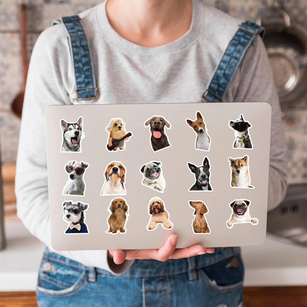 10/30/50pcs Carino Divertente Pet Dog Meme Adesivi Kawaii Cucciolo Animali Adesivo FAI DA TE Skateboard Bagagli Telefono Laptop Decalcomanie Decorazione