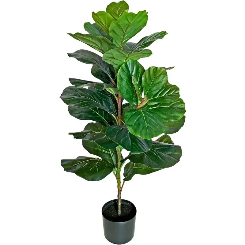 Artificial Fiddle Leaf Fig Tree/Faux Ficus for Home Office Decoration