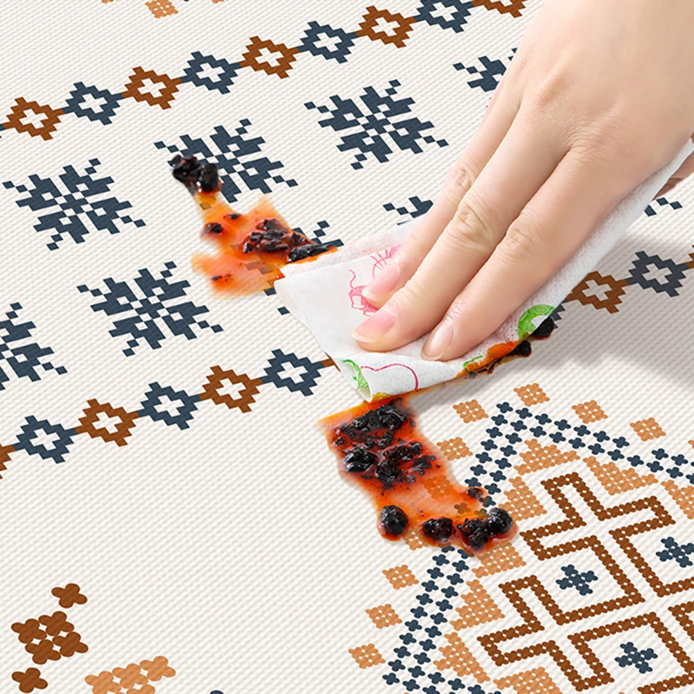 

32x48 Inch Tablecloth 32x48 Inch Dining Table Cover Elegant Patterns Graceful Drape Indoor And Outdoor Stain Resistant