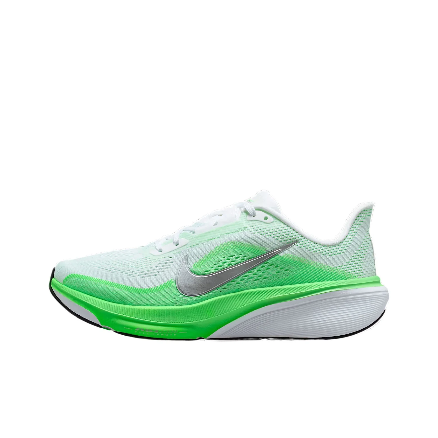 Nike Pegasus 42 Running Shoes Women's Low Top White/Light Green/Holographic Green/Metallic Silver IB1881-101