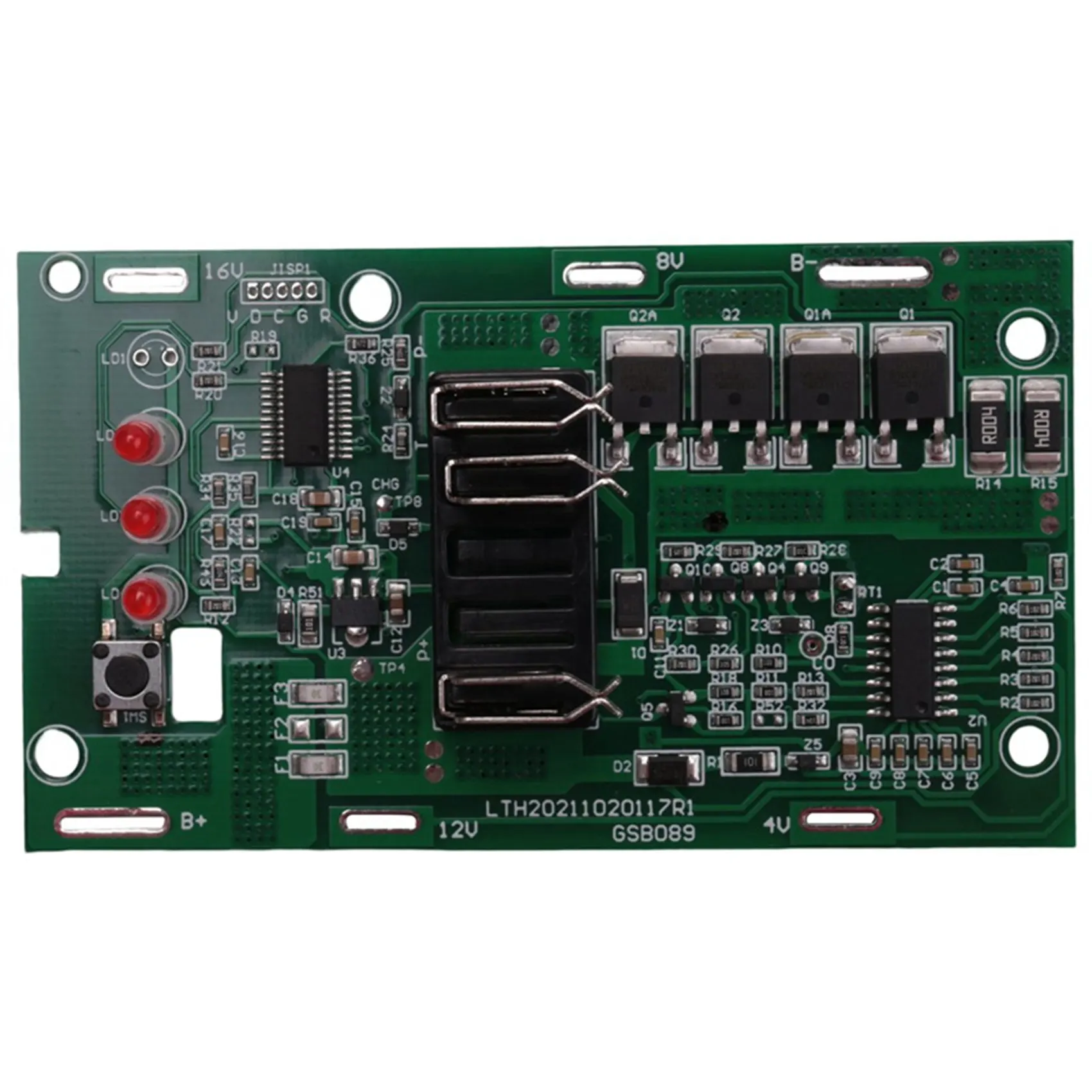 Papan sirkuit pelindung pengisian daya baterai Li-Ion 4511396 papan Pcb untuk penggantian Lithium 18V 20V