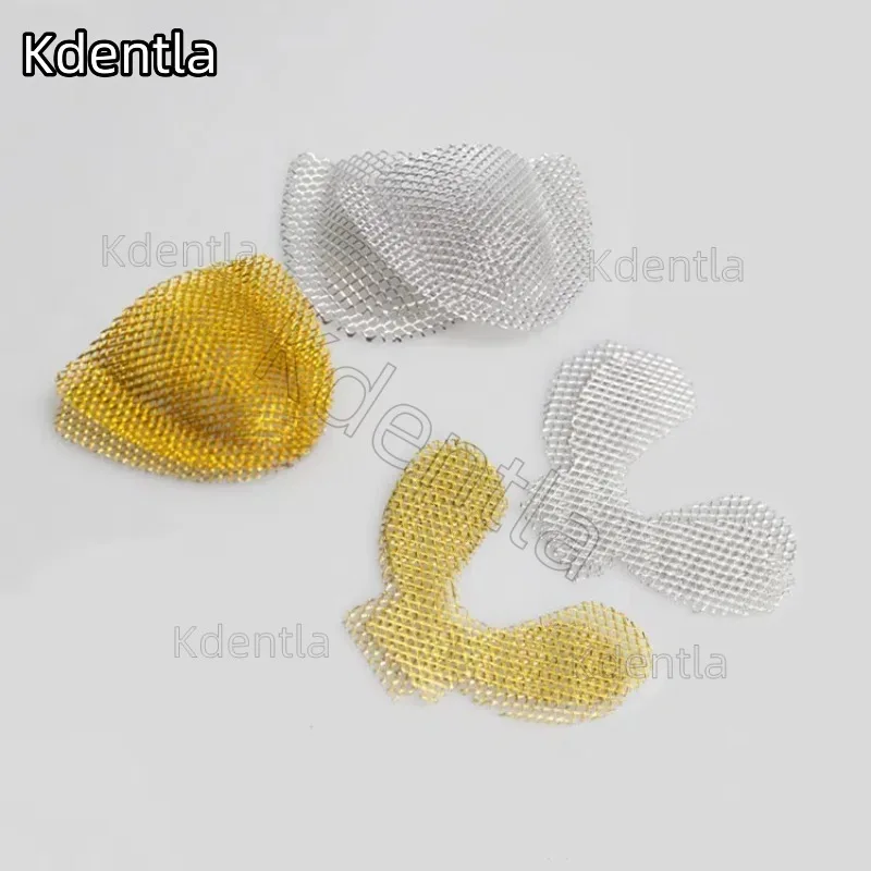 200Pcs Denture Reinforcement Mesh Teeth Impression Metal Net Trays Palatal Retention Strengthen Trays Denture Lab Materials