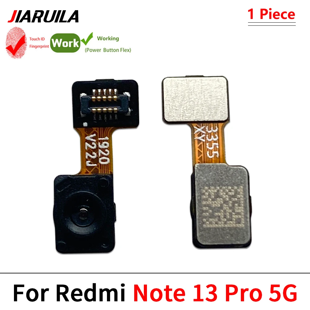 NEW For Xiaomi Redmi 13C Note 13 4G 13 Pro 5G ID Home Button Fingerprint Menu Return Key Recognition Scanner Sensor Flex Cable image 3