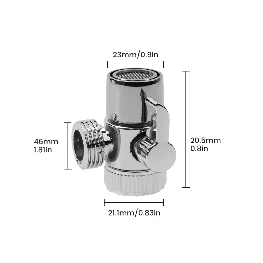 Mejora tu grifo de cocina, válvula desviadora de tres vías, conector de grifo de agua, divisor de fregadero, tamaños de conexión M22 x M24