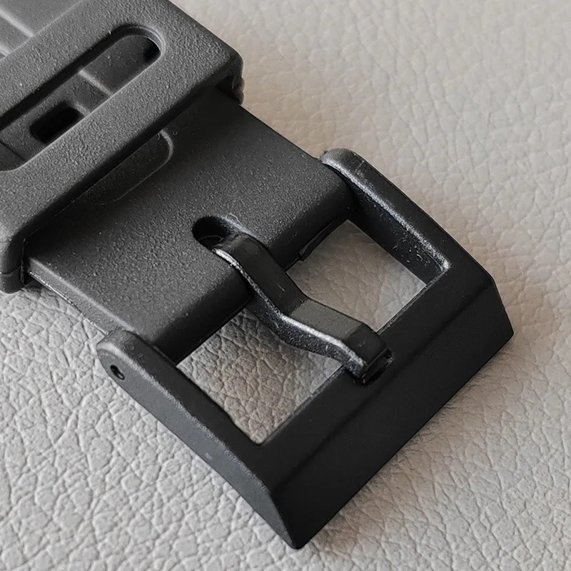 20 مللي متر حزام ساعة سيليكون أسود ل W-720 W-722 W-741 WL-100 CA-53 CA-61 مقاوم للماء حزام (استيك) ساعة المطاط الرياضة لينة الرجال معصمه