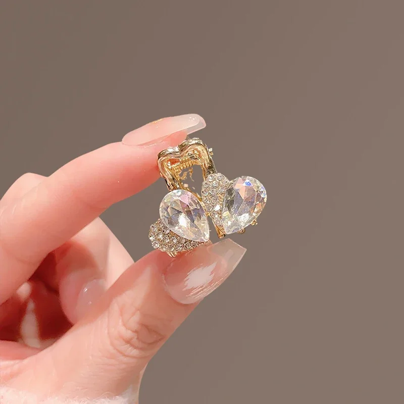 Koreanischer Stil Hochwertige Kristall-Haarspange Exquisite Mädchen-Stirnband-Haarklammer Super Glitzernde Prinzessinnen-Kopfbedeckung