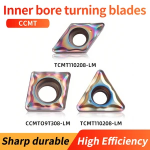 VOKET CNC internal hole turning insert CCMT09T304-LM TF918 diamond hardened steel special triangle