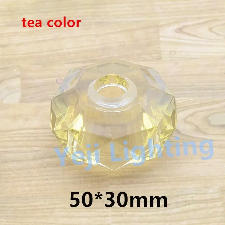 50*30mm Crystal ball Acrylic resin plastics Crystal Pendant light jewelry vintahe wall lamp decoration plastic lamp crystal ball