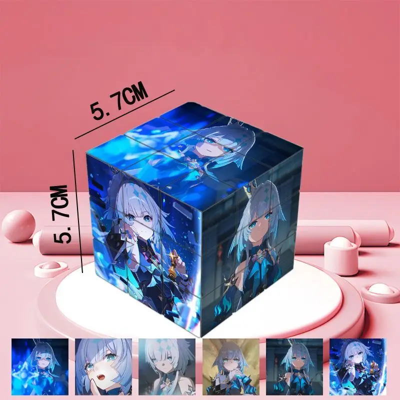 أنيمي هونكاي ستار السكك الحديدية سيريدا المكعب السحري تويست لعبة لغز سرعة مكعب التعليمية تململ سرعة مكعب اللعب هدية عيد ميلاد