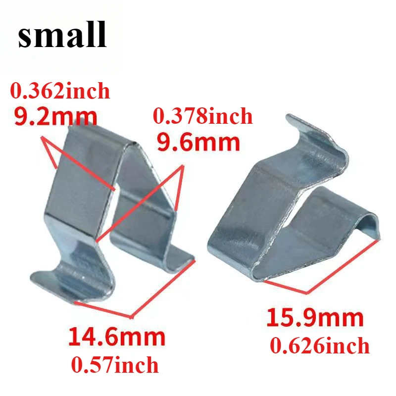 Рисунок 2 - металлические зажимы для панели