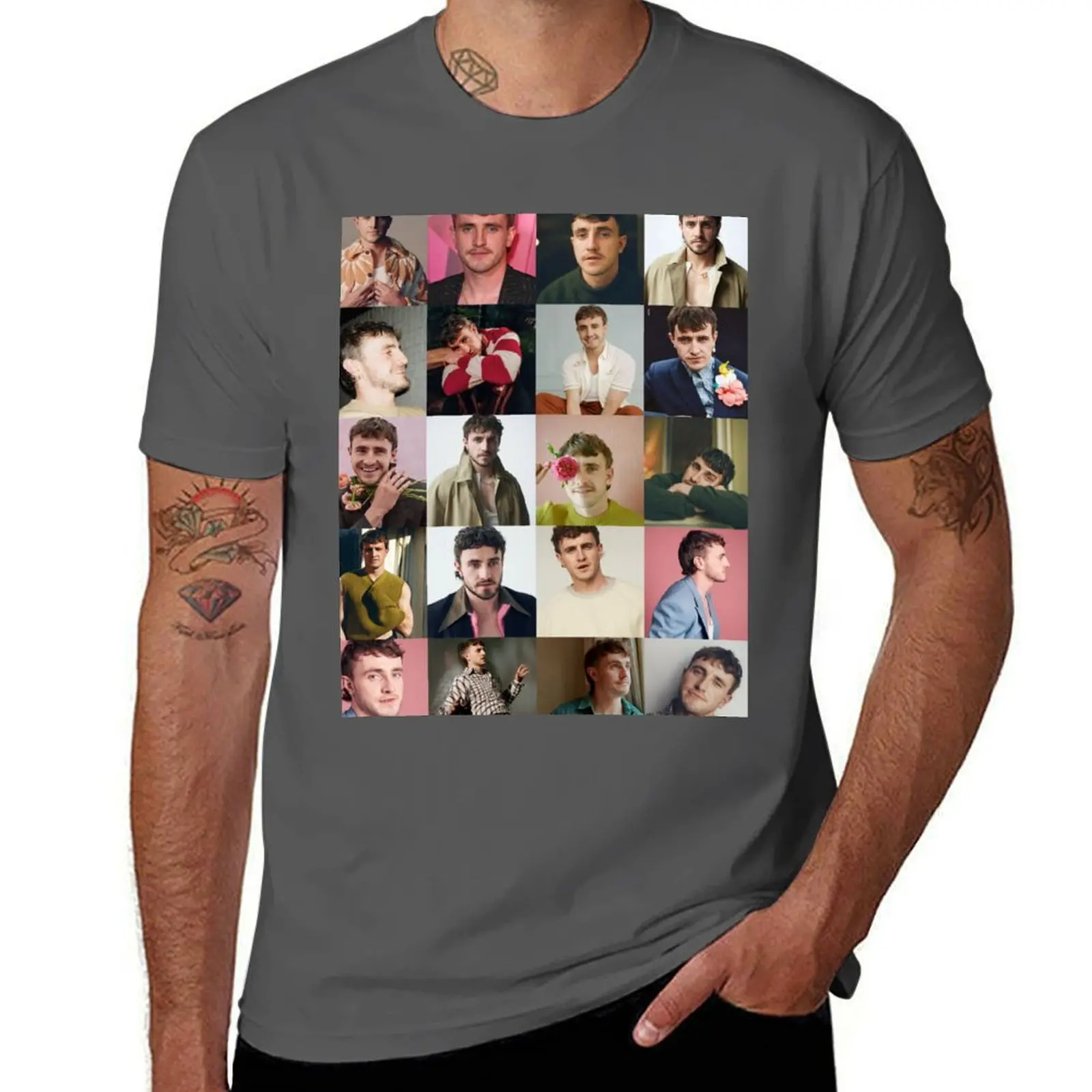 

Paul Mescal T-Shirt cotton t shirt pack anime tshirt g man t shirts for men T-Shirt