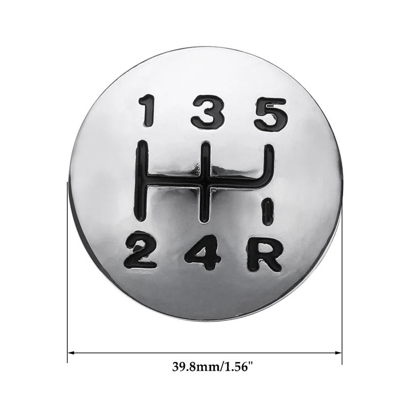 5 Speed Manual Car Gear Shift Knob Cap Cover For Peugeot 106 107 205 206 207 Citrorn Fiat Ducato