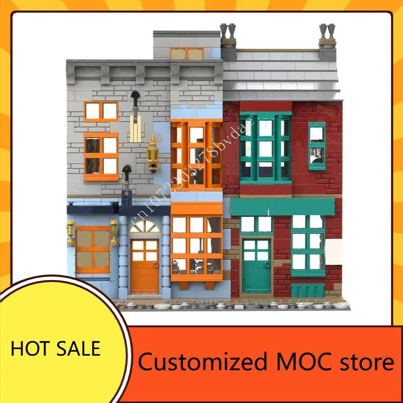 1070PCS Globus Mundi Travel Agents and Dr Filibuster's Fire works MOC Creative Christmas Puzzles  streetview Birthday Toy