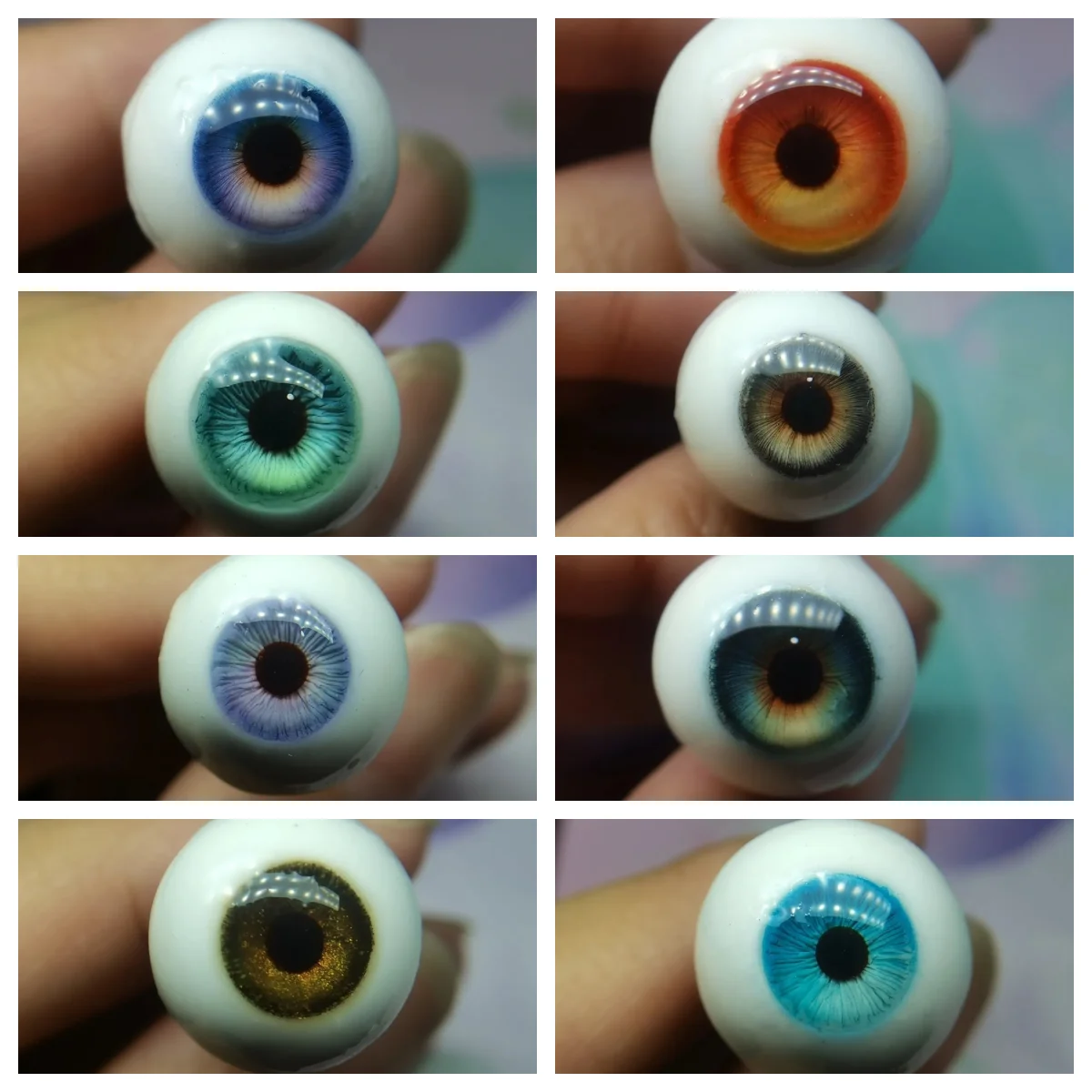 

BJD Eyes doll eyes 8mm-18mm doll plaster lines Eyes for toys 1/8 1/6 1/4 1/3 SD DD doll accessories 8mm-18mm doll eyes