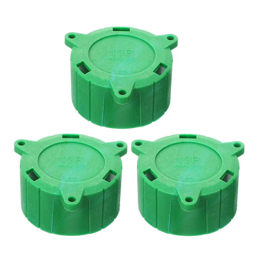 

3Pcs Heavy Duty 13P Plug Cover for Trailer Hitch Connector Protection Cap Weatherproof Tight Seal Longevity for Towing Use