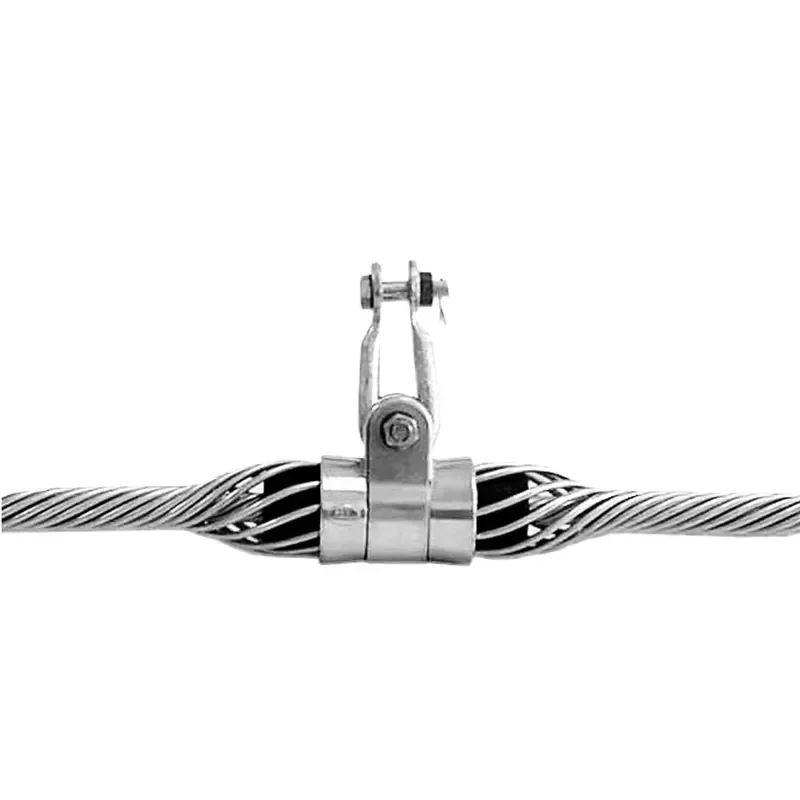 Vilun Y-SC-5105 Preformed Aluminum Alloy Suspension Clamp SRR Armour Rod PE Jacket Low High Voltage Transmission Line ADSS