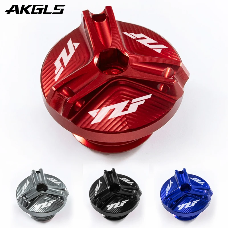 لياماها YZF R1 R3 R6 R7 R1M YZFR1 YZFR3 YZFR6 YZFR7 دراجة نارية CNC زيت المحرك غطاء فتحة التعبئة غطاء قابس الزيت اكسسوارات YZF-R1 R6