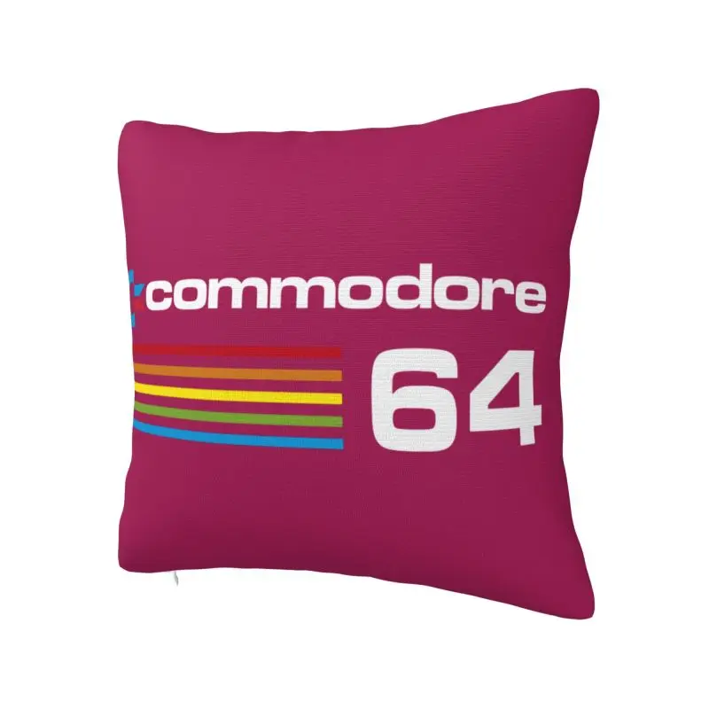 Commodore 64 Throw Pillow Case for Sofa C64 Amiga Computer Modern Cushion Cover Car Pillowcase