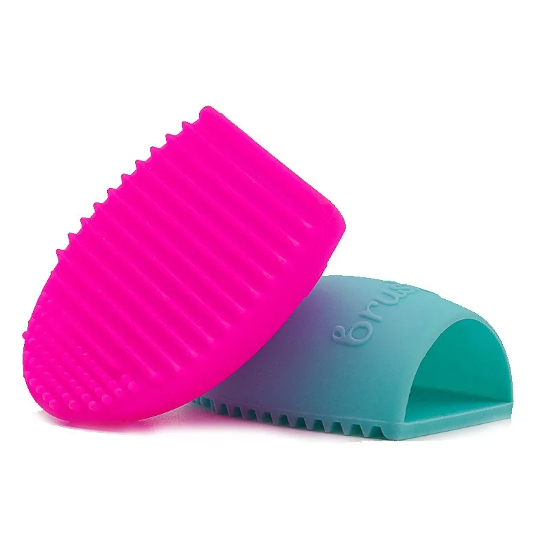 Bol de nettoyage de brosse de maquillage en silice, bol de nettoyage de brosse de maquillage de beauté Portable, tampon de nettoyage rapide, outil cosmétique efficace