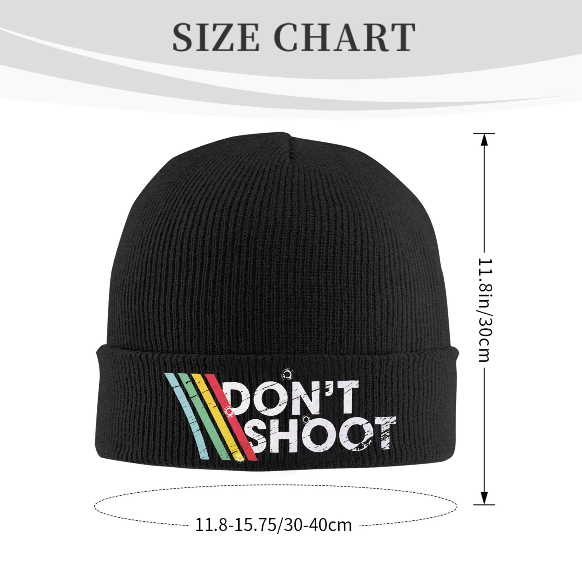 Arc Raiders Game Dont Shoot Hats Autumn Winter Beanie Warm  Caps Female Male Acrylic Knitted Hat