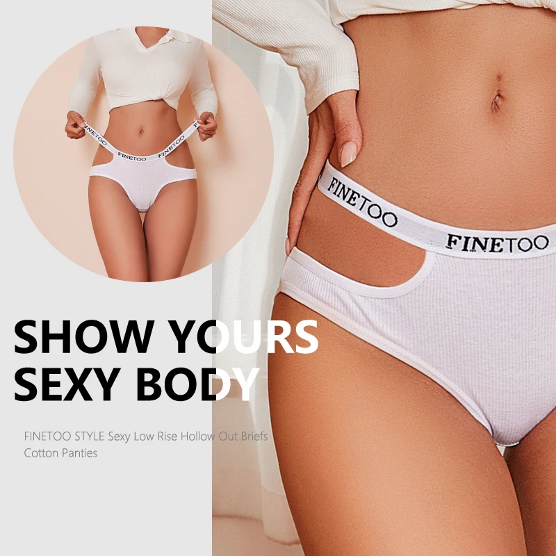 New 3Pcs/Set Low Waisted Cotton Panties For Women Sexy Letter Skin-friendly Briefs Trendy Breathable Female Underpants Lingerie