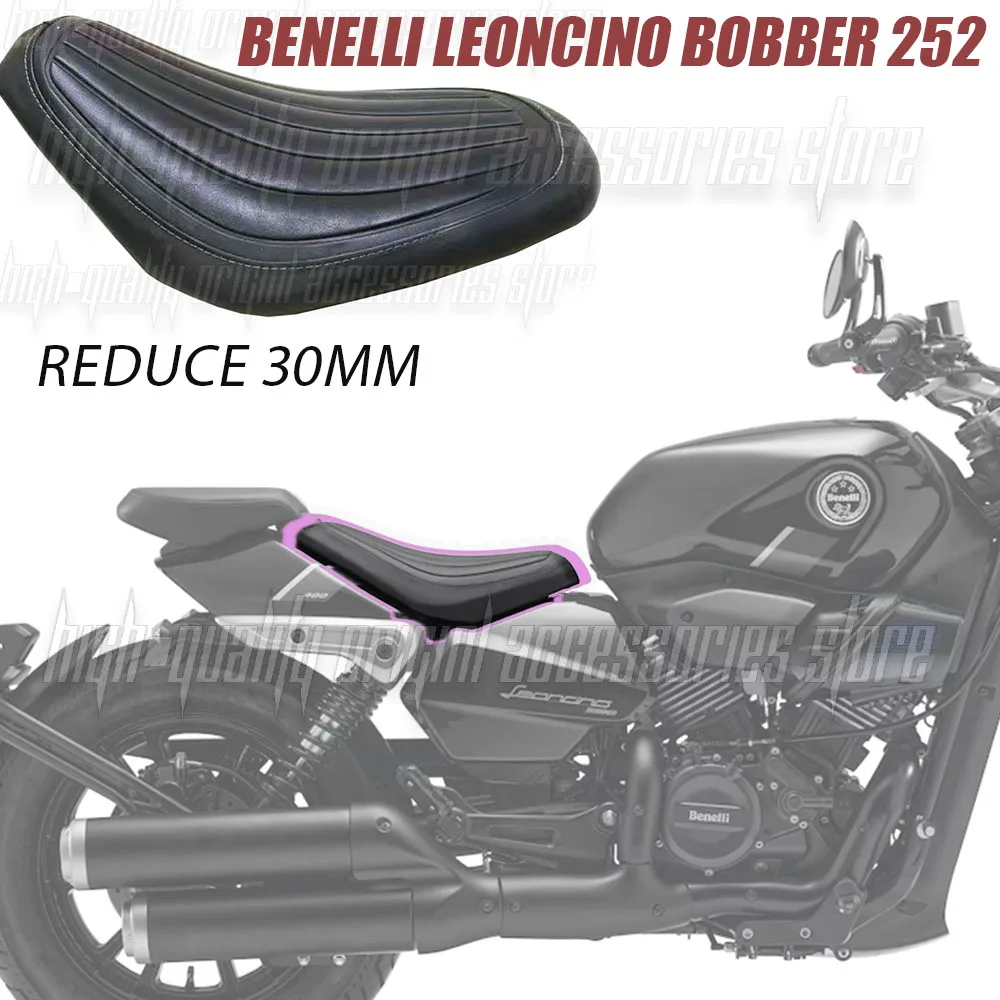

3CM Motorcycle Seat Lowering Pad For Benelli Leoncino Bobber 252 Bobber252 Comfort Ride Height Reduction Accessories