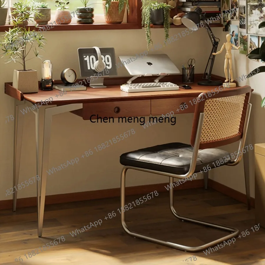 Nordic Solid Wood Simplicity Office Desk Rectangular Office Desks Minimalist Elegant Office Furniture Scrivanie Per