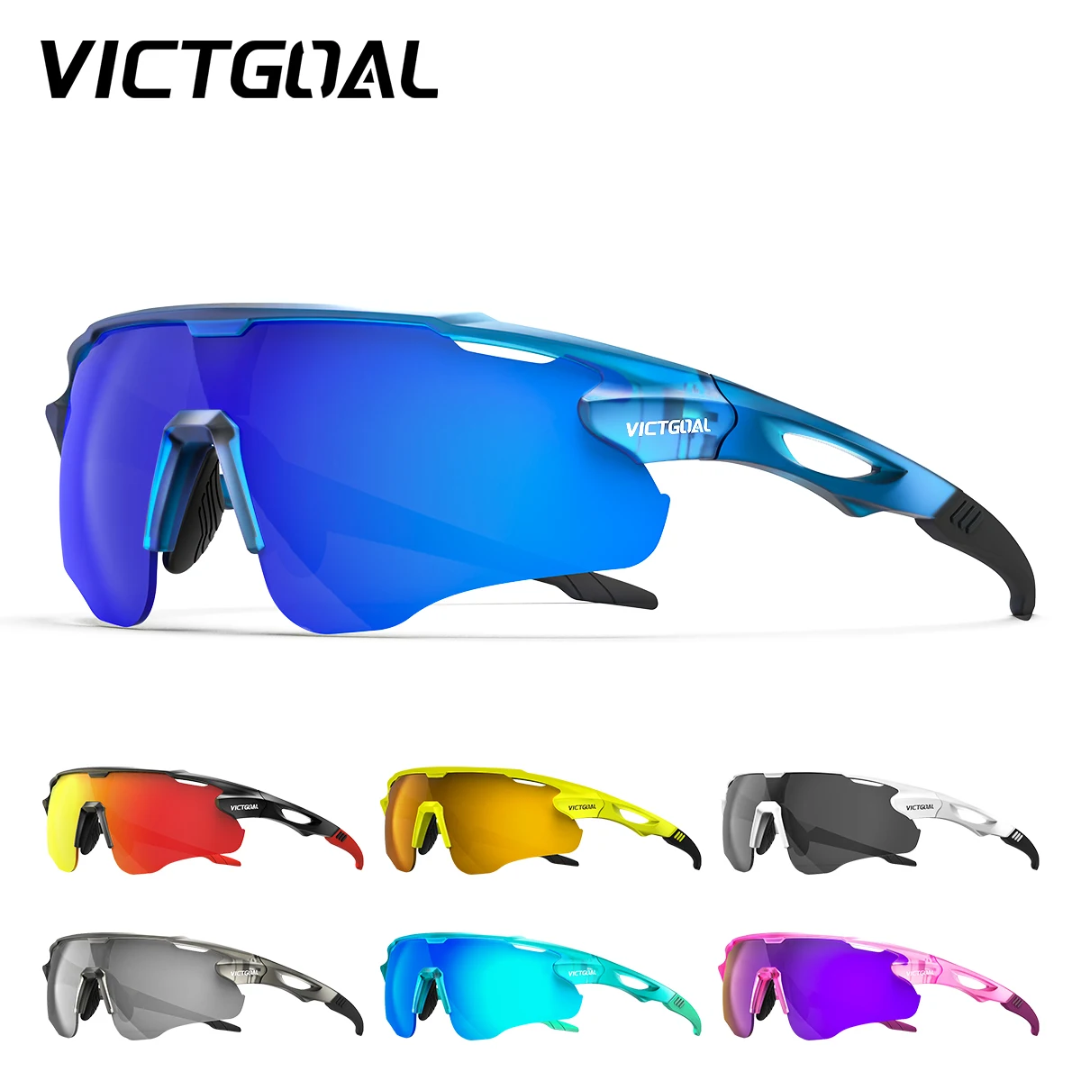

VICTGOAL Polarized Sports Sunglasses UV400 Protection Lightweight Cycling Eyewear Men Women Running Bicycle Climbing Glasses