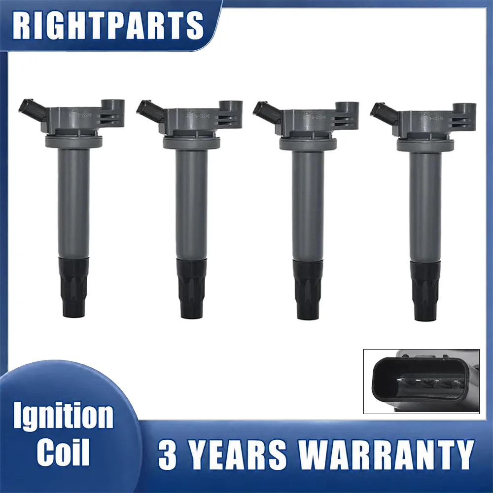 4pcs 90080-19025 9091902246 90919-02246 New Ignition Coil For TOYOTA CAMRY RX330 ES330 SOLARA