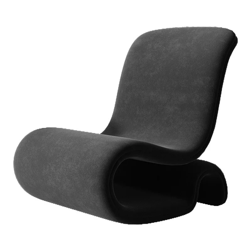 

Single, sofa chair, minimalist design, art, modern, reading, light luxury, metal, Italian, flannel, leisure chair