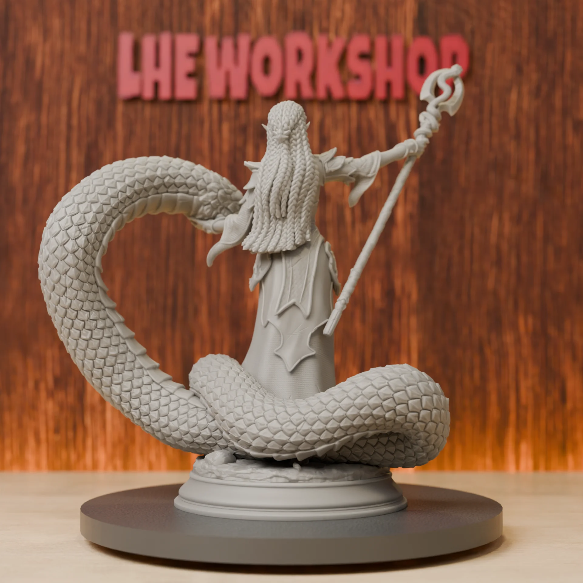 Elf Snake Sorceress Miniatures - đánh giá và giá 3D Printing Article
