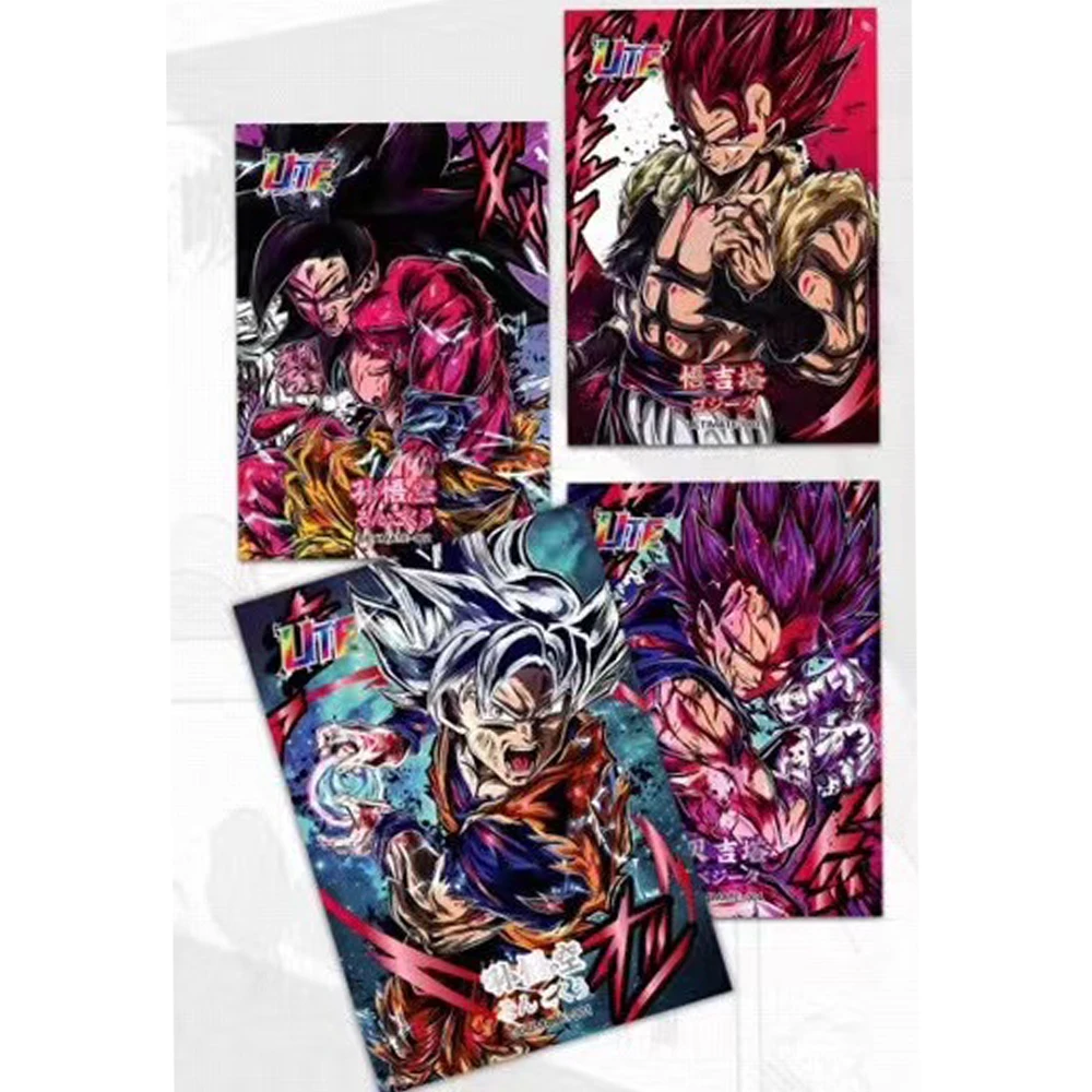 New Dragon Ball Cards Akira toriyama Commemorative Editio Super Saiyan Son Goku Shiny SSP Anime Trading Cards Children Toy Gift