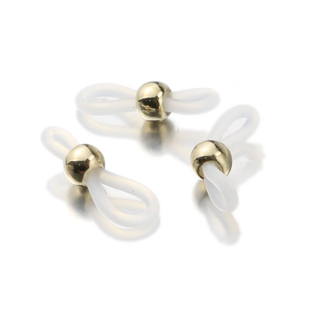 20pcs Adjustable Spring Rubber Ends for Eyeglass Chains