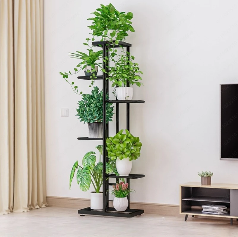 6-Tier 7-Pot Floor Plant Stand – 108cm Height for Living Room, Balcony & Indoor Household Greenery