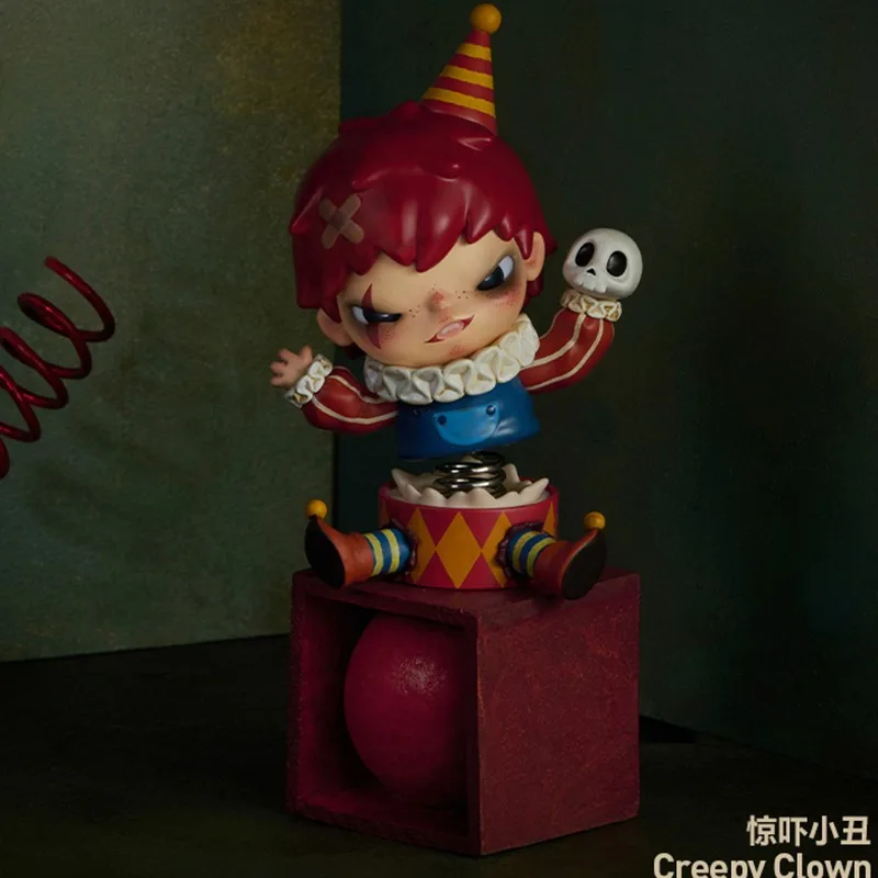 Figur Koleksi Seri Hirono Little Wild Paradise Blind Box Mainan Seni Hadiah untuk Penggemar Monster Carnival