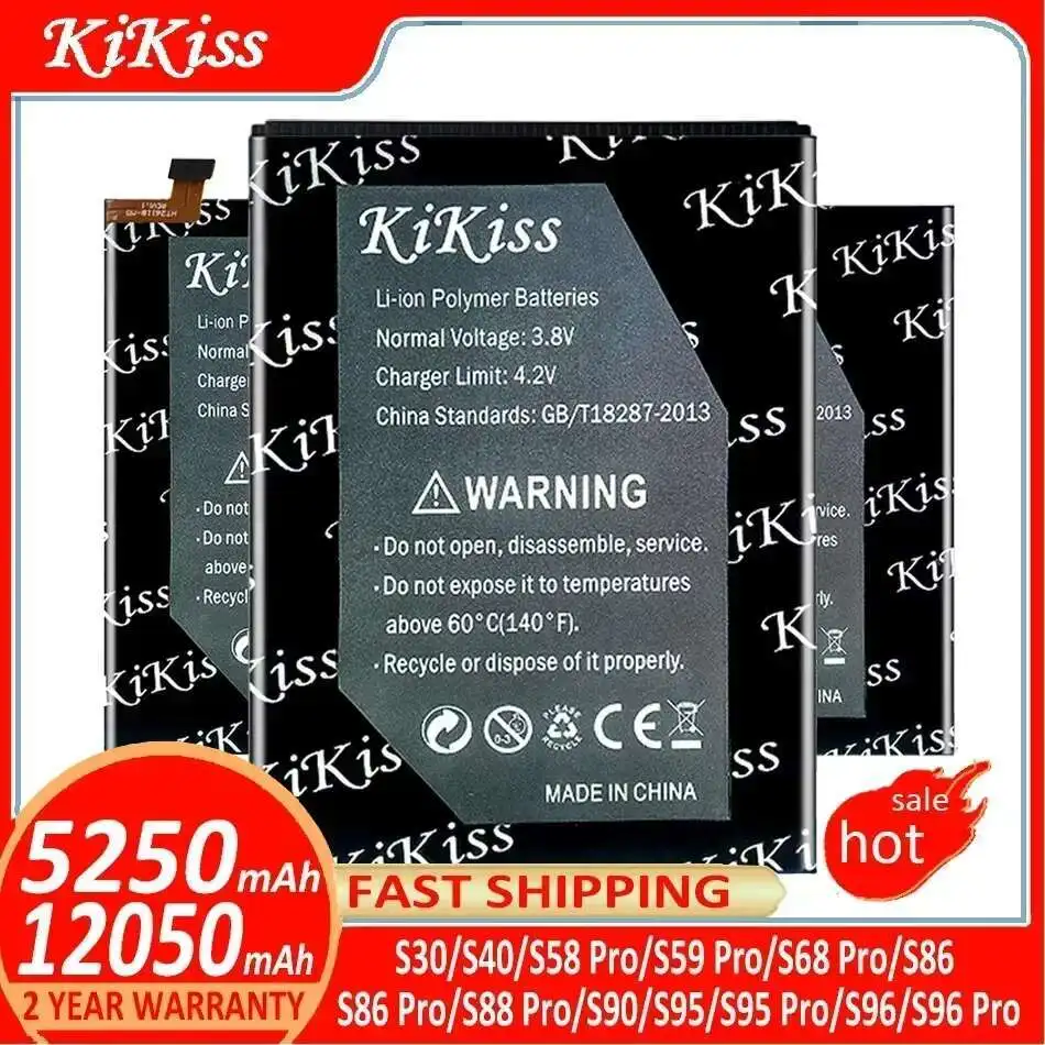 

Battery For Doogee S30 S40 S58 S59 S68 Pro S86 Pro S90 S95 S96 Pro/S96Pro