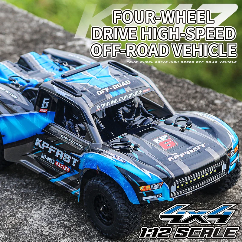 KFPLAN New Sell Well RC 1/12 KF17 Electric Remote Control Short Truck Model Brushless Motor Off-Road Vehicle Toy Premium Gift
