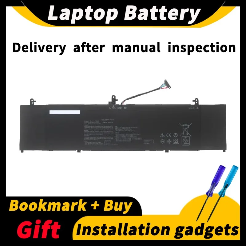 For ASUS U5300F U5300FN BX533FD RX533 RX533FD U5300FD UX533FD/FN C41N1814 C41N1814 15.4V 73wh/4680mAh Laptop Battery