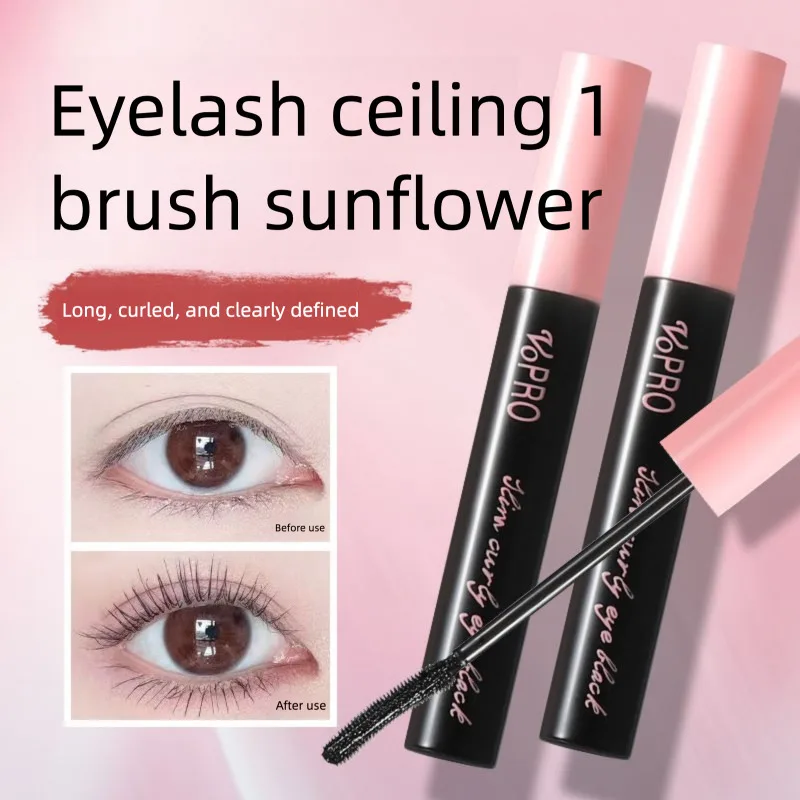 VOPRO Mascara Lengthening Curling Waterproof Sweatproof Long-Lasting Smudge-Proof Setting Primer Dense Roots Defined 1