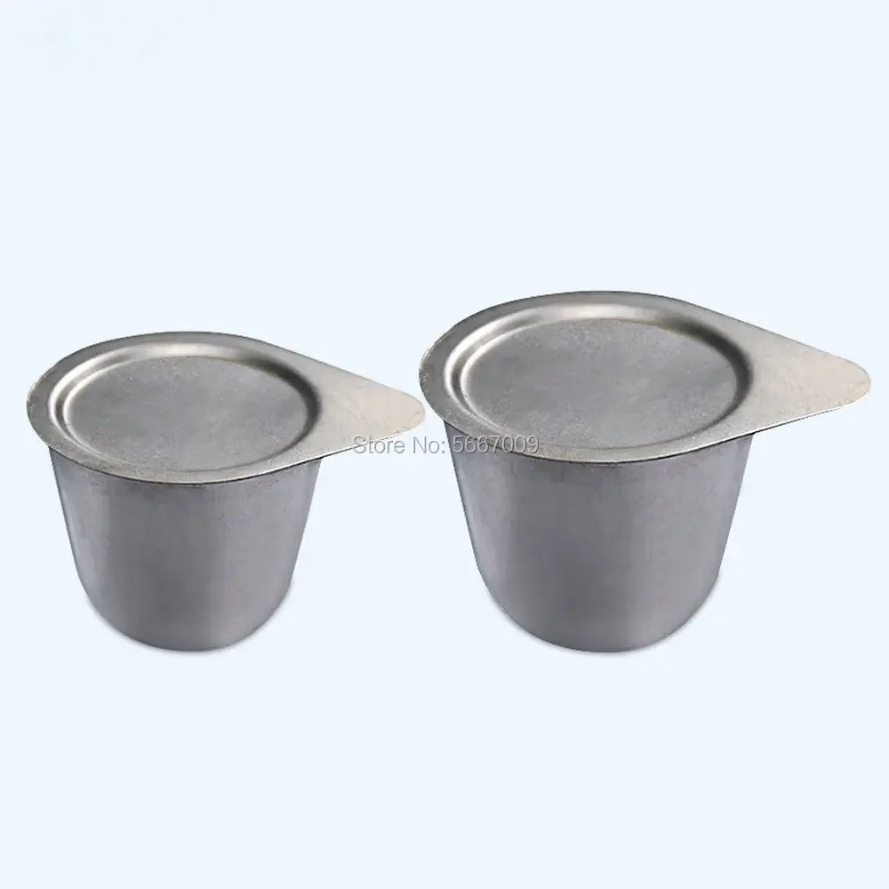 

1pcs laboratory 30ml /50ml nickel crucible with cover for high temperature and alkali resistance