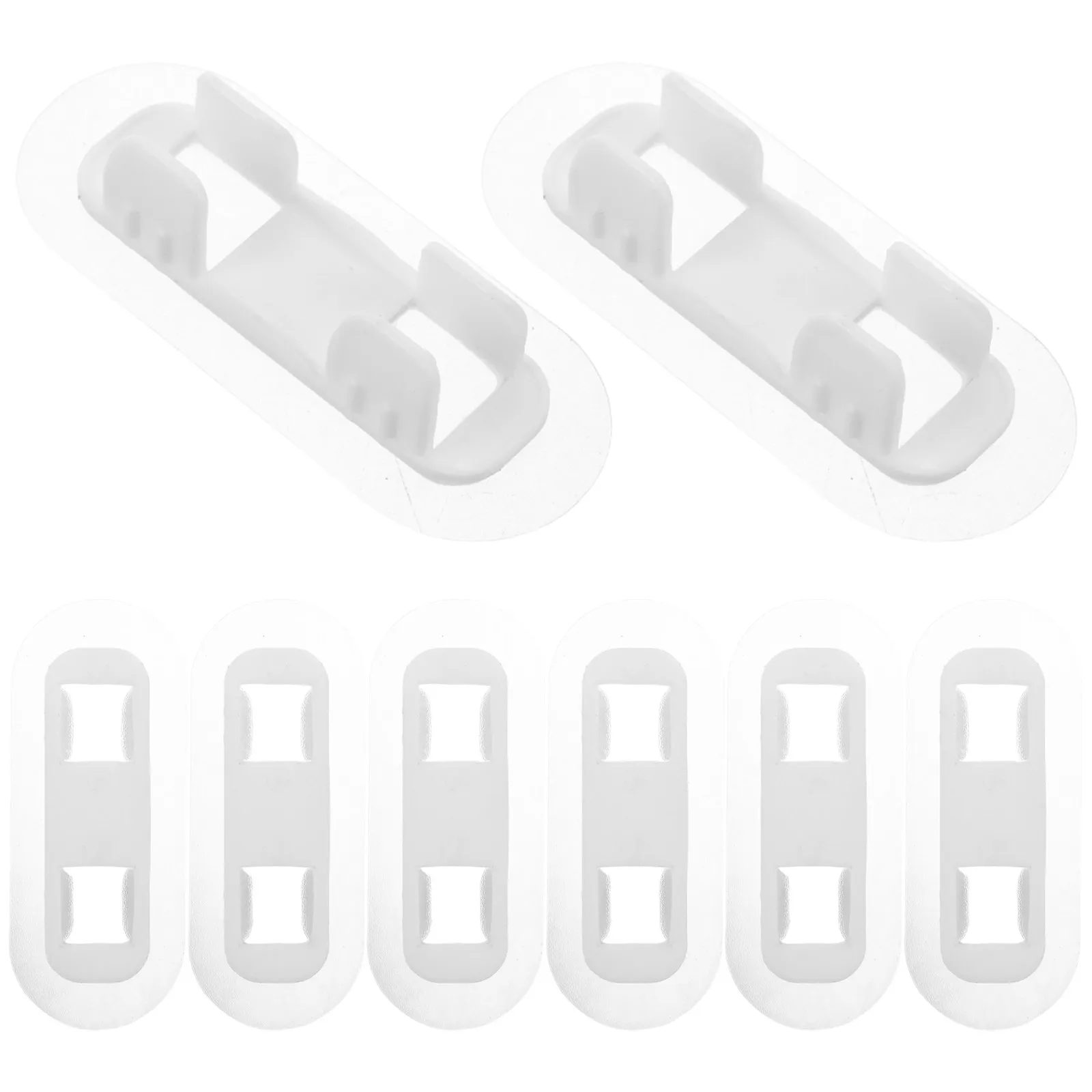 8 Pcs Drain Pipe Holder Clips for Plastic Water Pipes Pvc Fittings Drainage Fixing Bracket Non-metal Hose Clamp Washing Machine