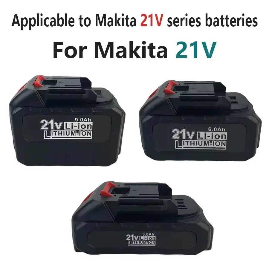 21V 9000mAh Max Lithium Battery for Makita 21V Cordless Tools High Voltage Water Gun Garden Sprayer Replacement Battery